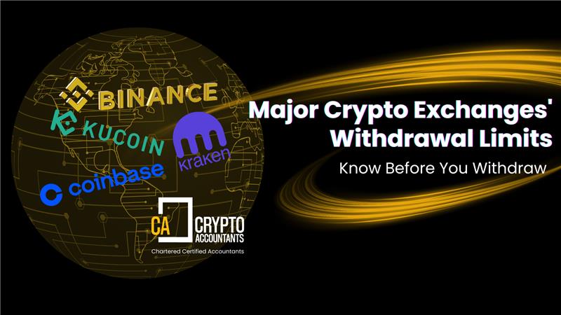 Major Crypto Exchanges' Withdrawal Limits