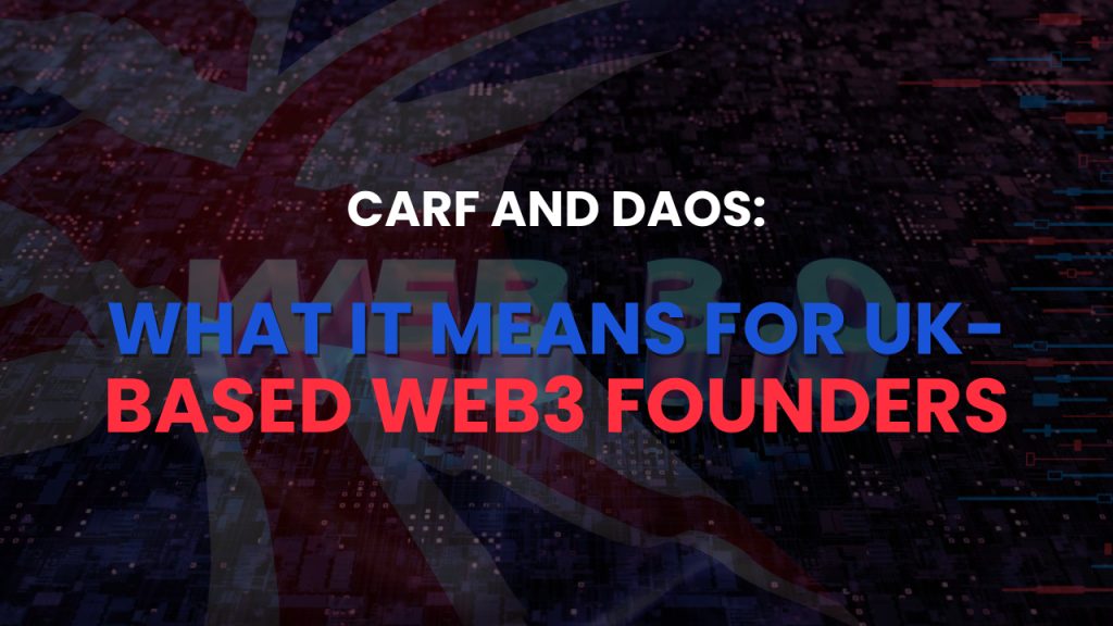 CARF and DAOs