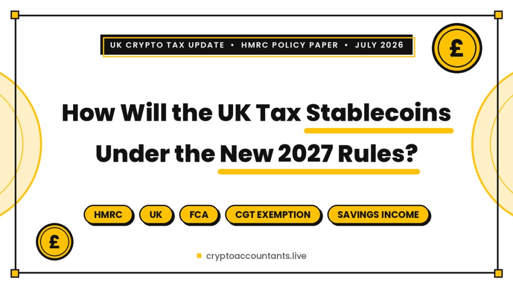UK Stablecoin Tax Rules